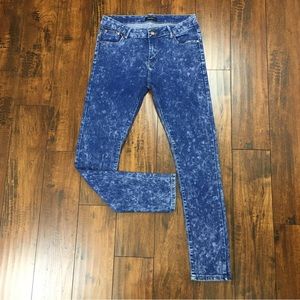 CITY INK Women’s Jeans Straight Leg Stonewashed Blue Denim Size 15 Juniors